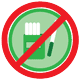 No tobacco products, lighters, matches