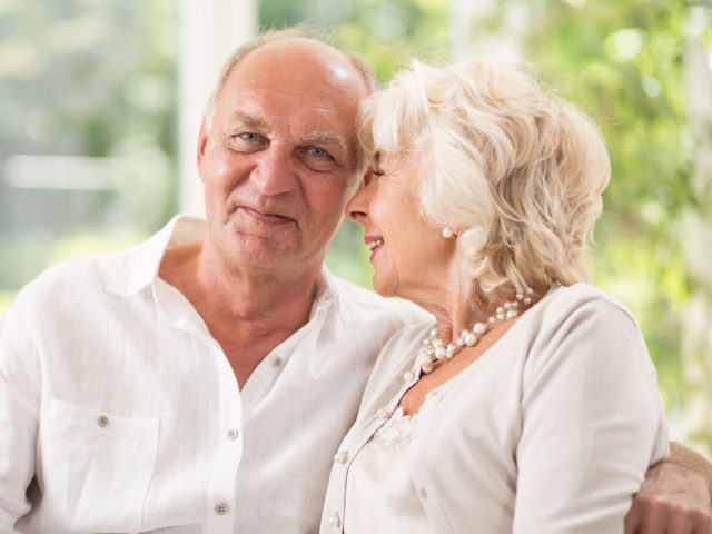 an elderly couple