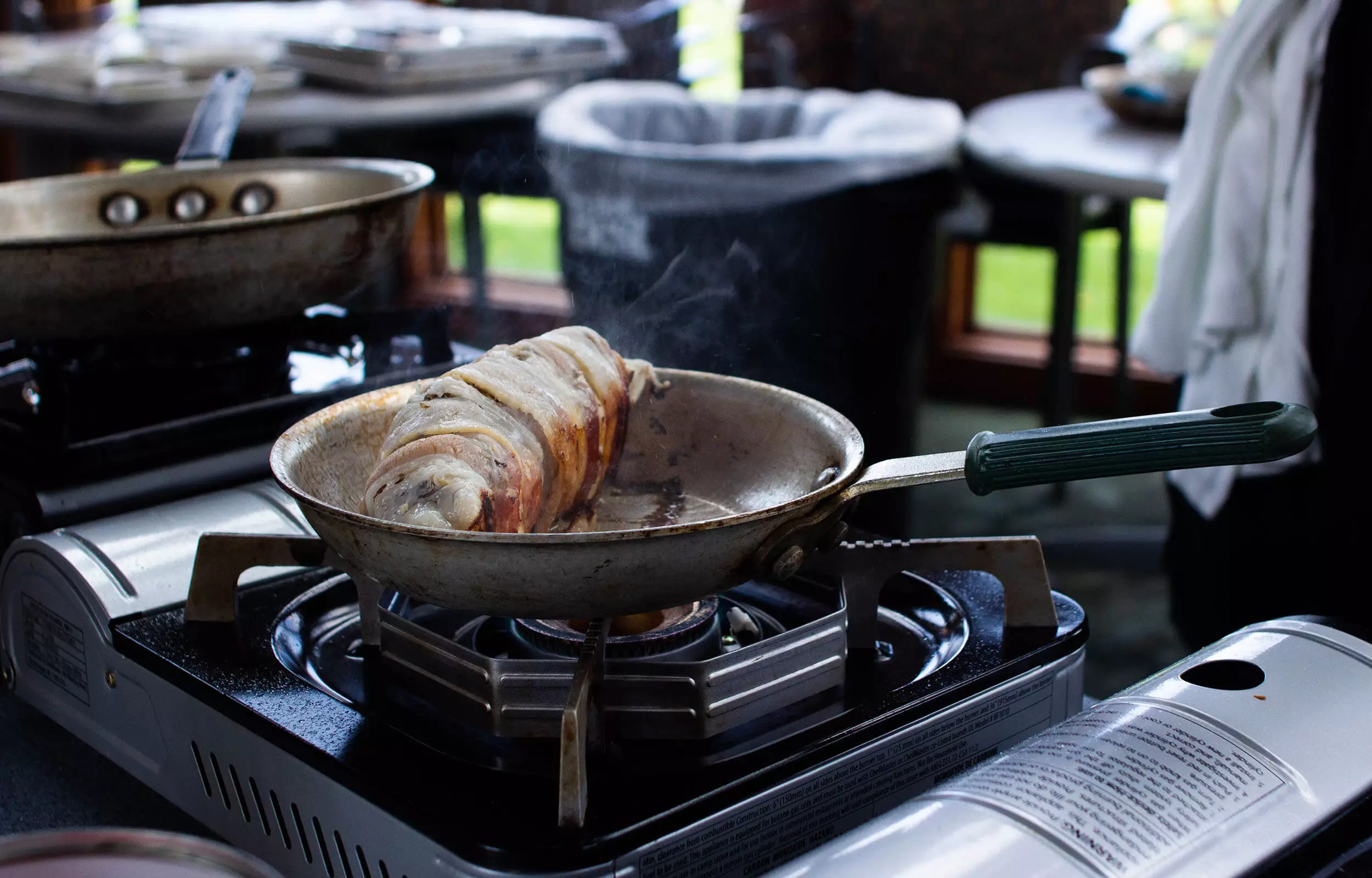 pan searing demo