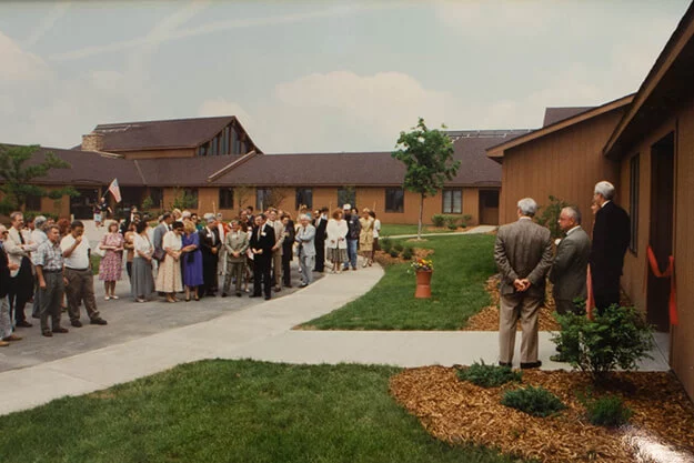 Ribbon cutting ceremony 1990