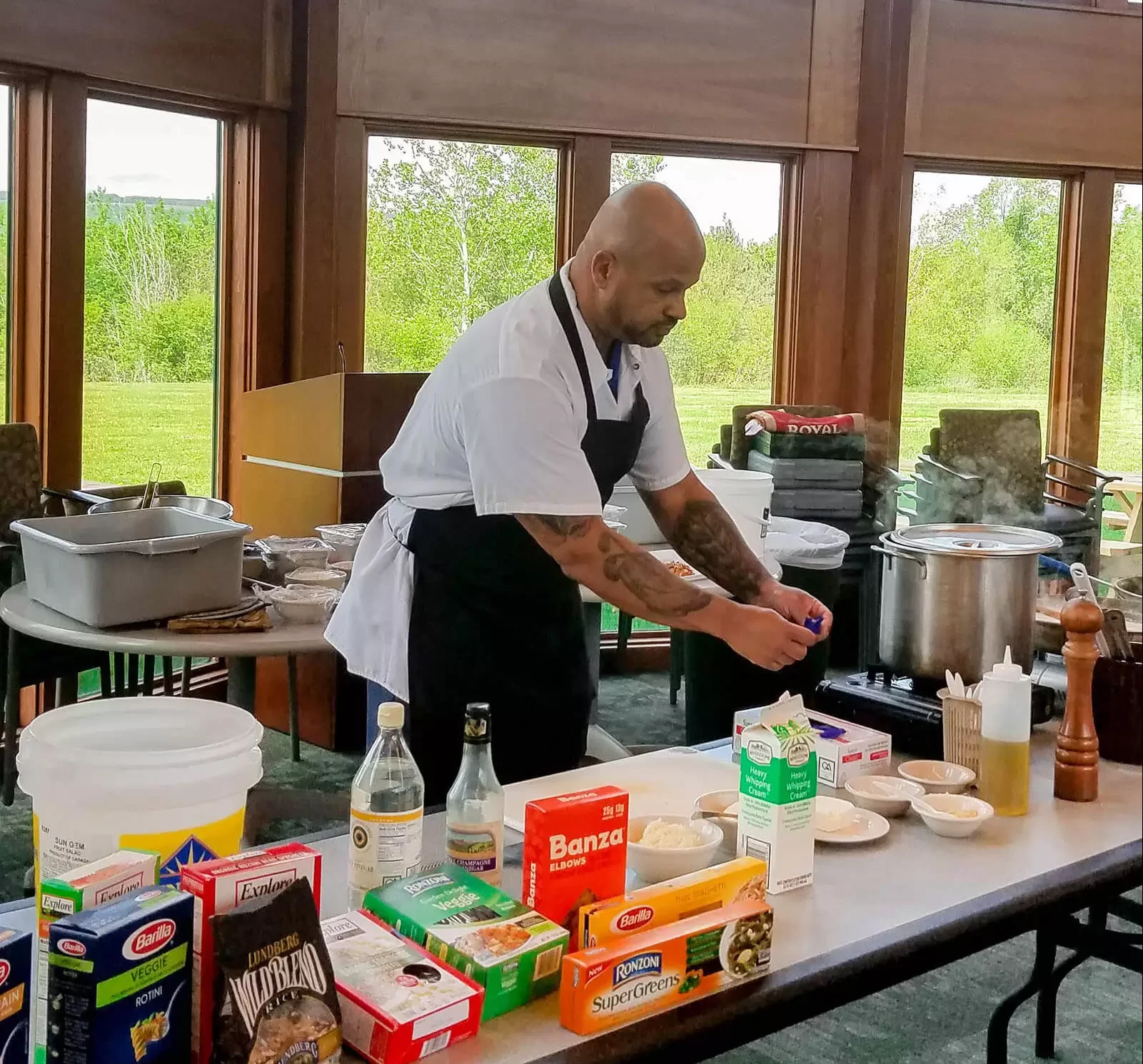 chef rick cooking