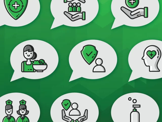 inpatient outcomes speech bubbles