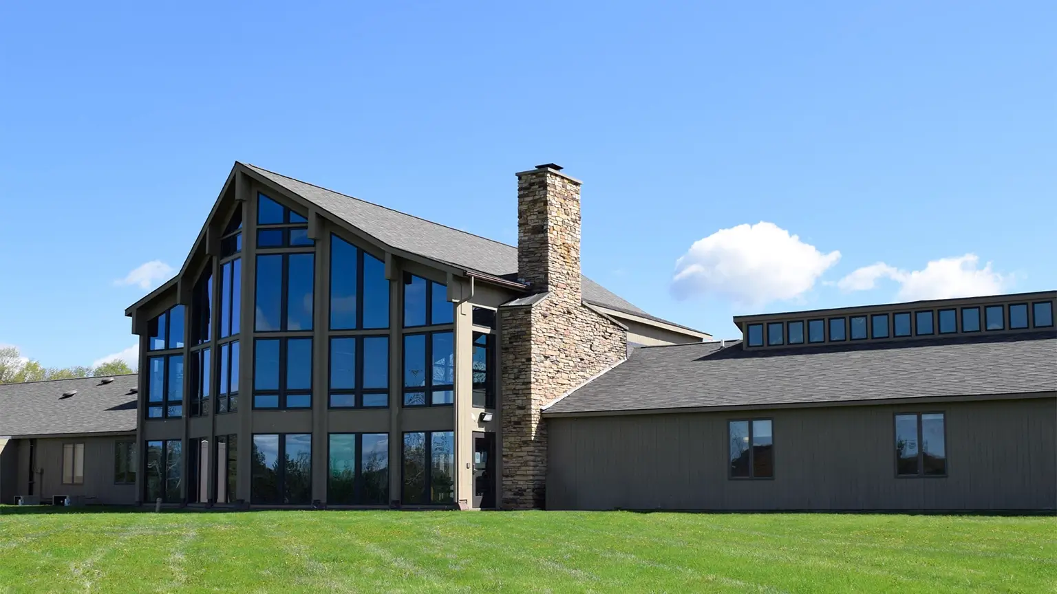 exterior windows of great room